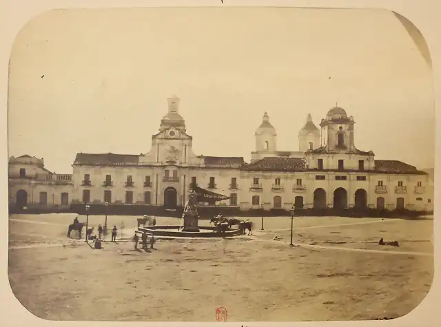 La Posta y la Prision en Plaza de Armas 1860