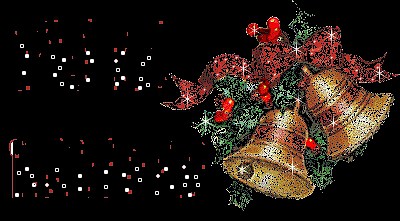campanas y feliz navidad