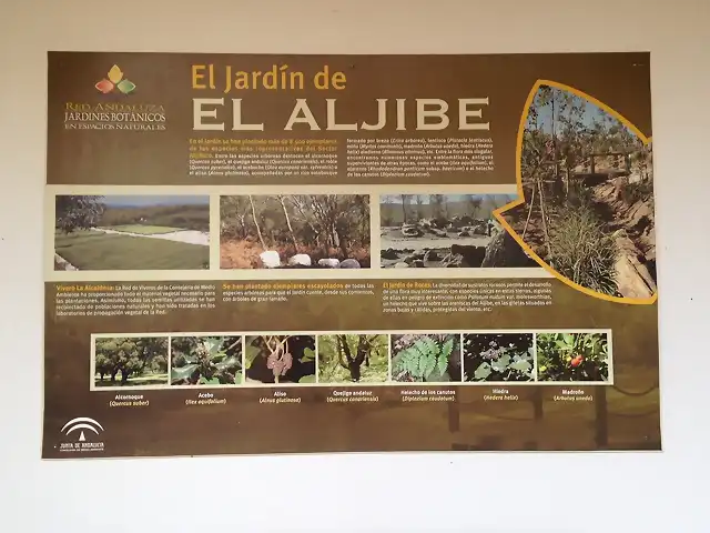 cartel el aljibe