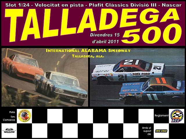 Cartell Cursa 2 Nascar - Talladega