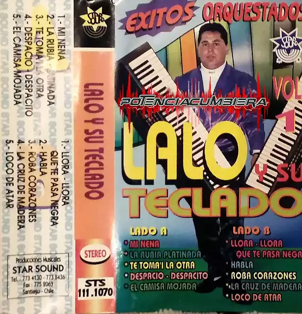 Lalo & Su Teclado - Exitos Rancheros Vol 1 CD