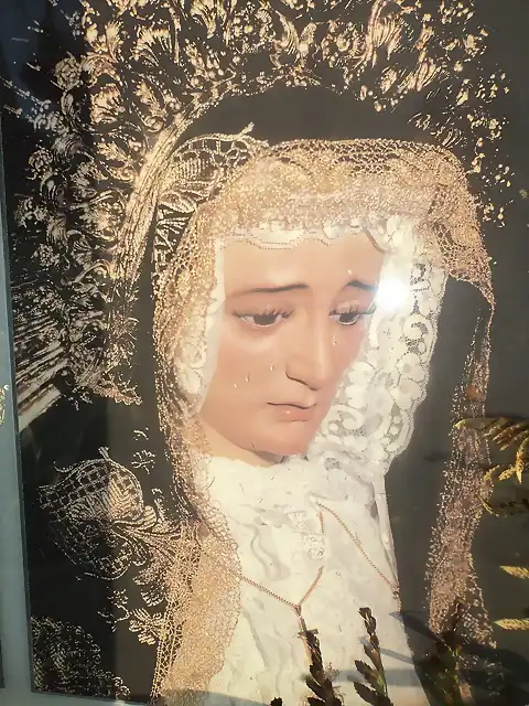 La Virgen de los dolores de la Herradura en una tumba