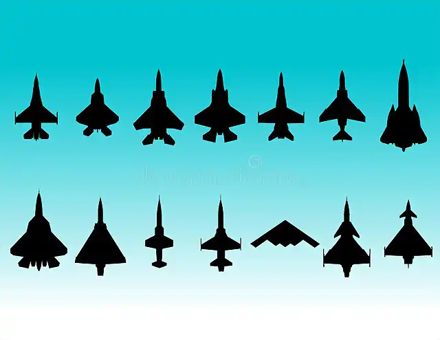 siluetas-de-los-aviones-de-combate-91713417
