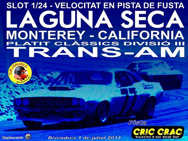 Cartell Cursa 3 Nascar - Laguna Seca