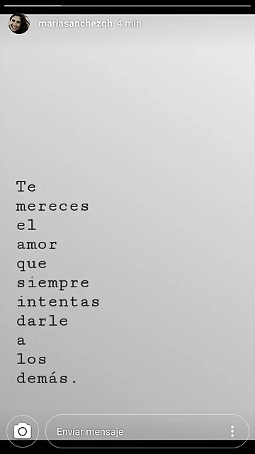 Mar?a IG Stories 14-10-2018
