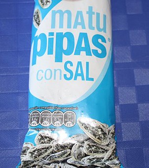 Pipas con sal