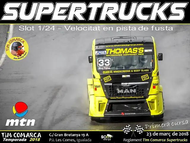 Cartell SuperTrucks - Cursa 1