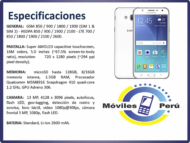 galaxy j5 medioooo