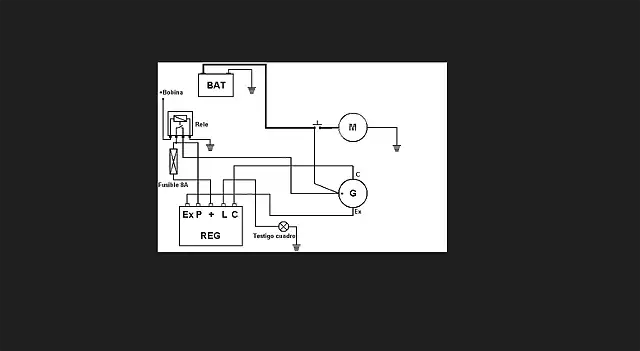 Esquema alternador Seat 600 especial