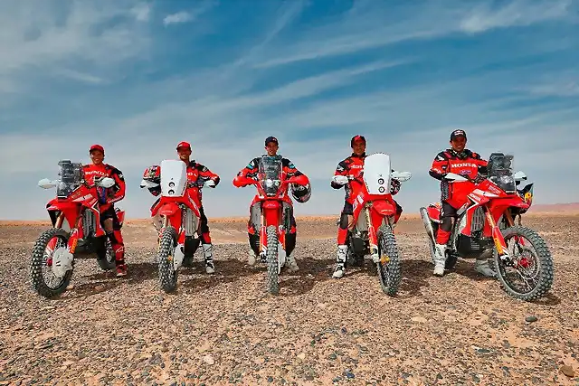 Team Honda HRC para el Dakarvia INFOTRAIL