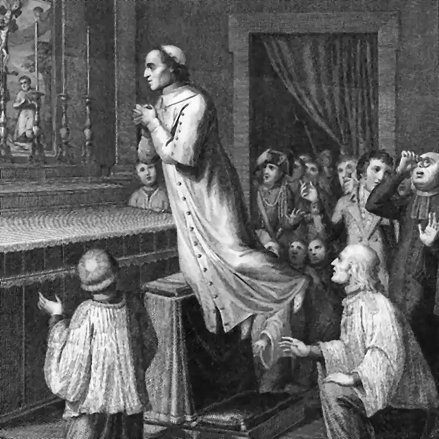 El milagro de 'levitando' Papa P?o VII en la Misa del 15 de agosto 1811