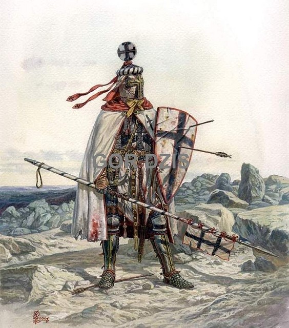 Medieval Knight Teutonic Great Master XII Century