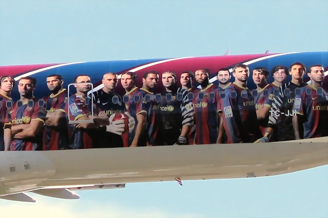 Decoración con los jugadores del que dicen es el mejor equipo del mundo en un Boeing 737-8CT de Turkish Airlines Decoración con los jugadores del que dicen es el mejor equipo del mundo en un Boeing 737-8CT de Turkish Airlines