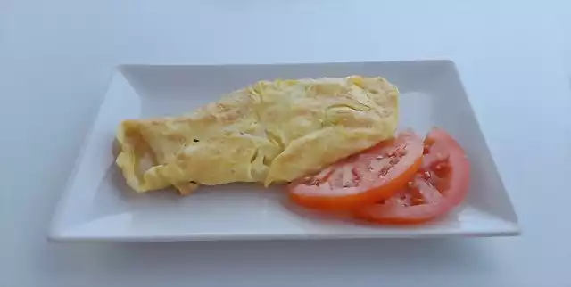 Tortilla con tomate