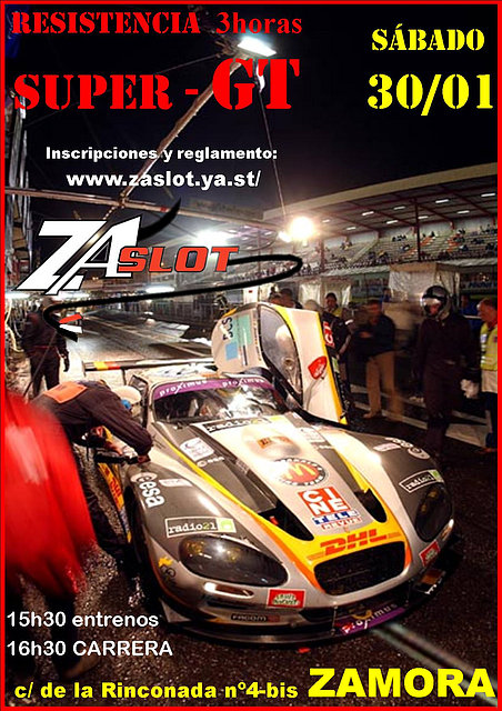 cartel Resistencia SuperGT