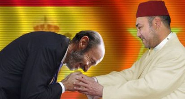 y con Mohame VI Rubalcaba, se humilla
