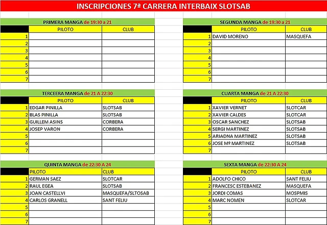 INSCRIPCIONES SLOTSAB INSCRIPCIONES SLOTSAB