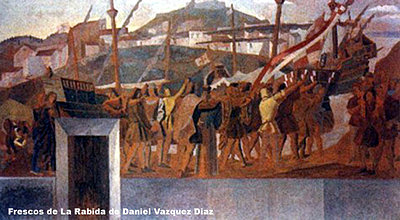 Frescos de La Rbida.Vazquez Diaz