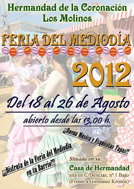 Cartel Feria Mediodia 12