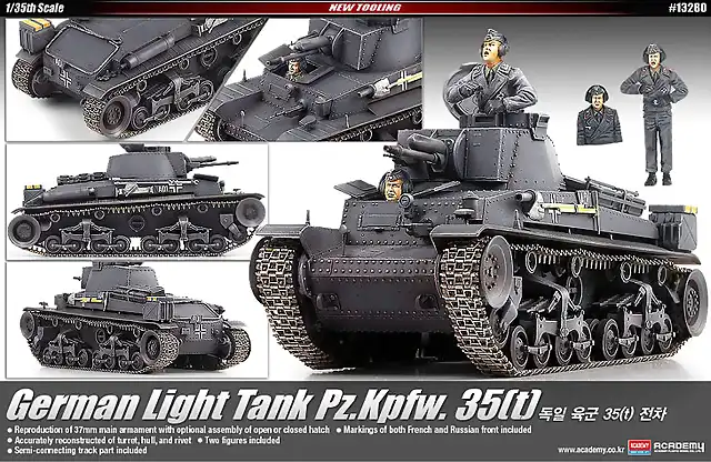 E_Academy_13280GermanLightTankPZkpfw35t_01D