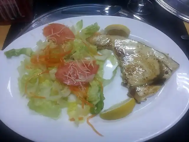 Aguja pala con ensalada