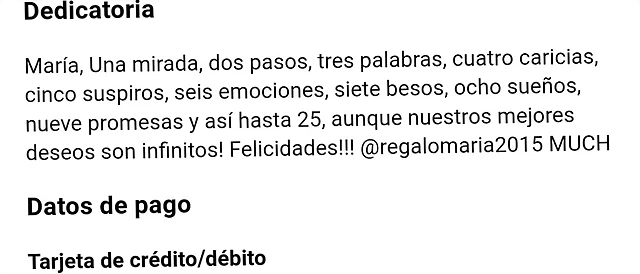 Regalo Mar?a 9 Regalo Mar?a 9