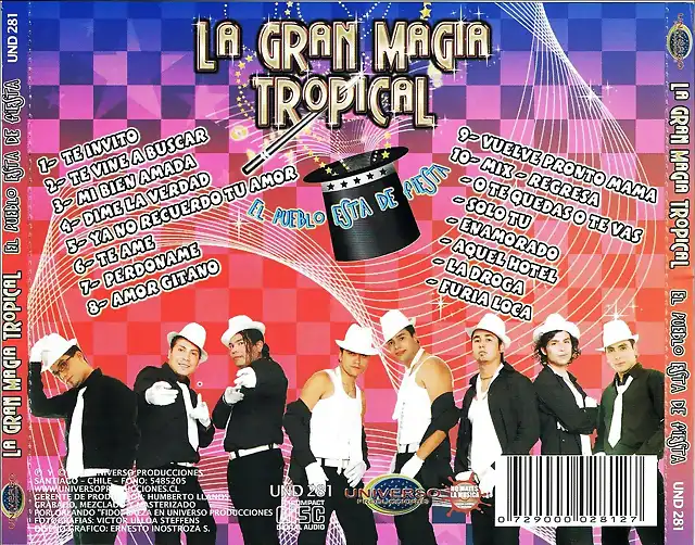 La Gran Magia Tropical - El Pueblo Esta De Fiesta (2008) Trasera