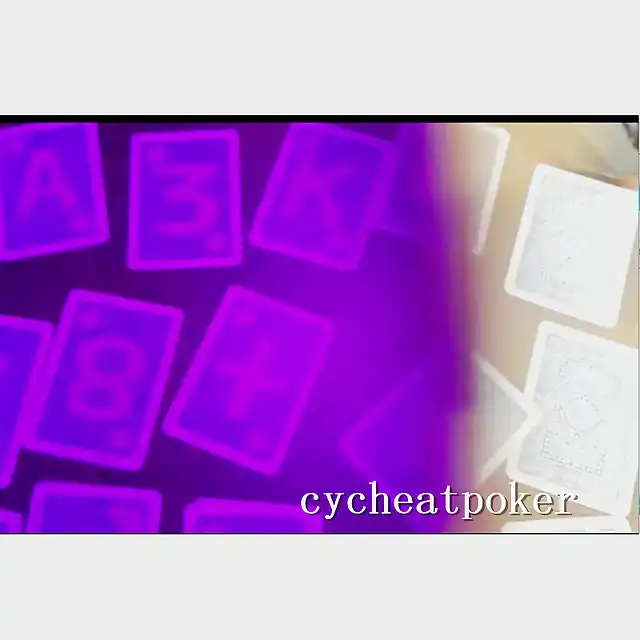 Invisible Ink Marked Poker for contact lens