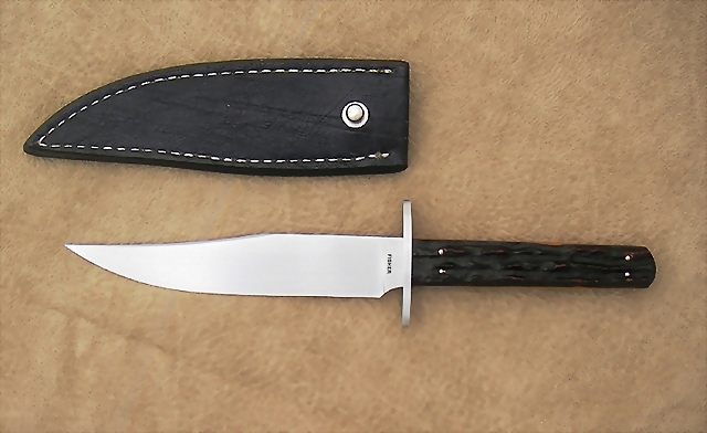 bowie with sheath bowie with sheath