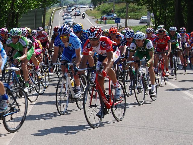 El grupo llegando a Guarnizo