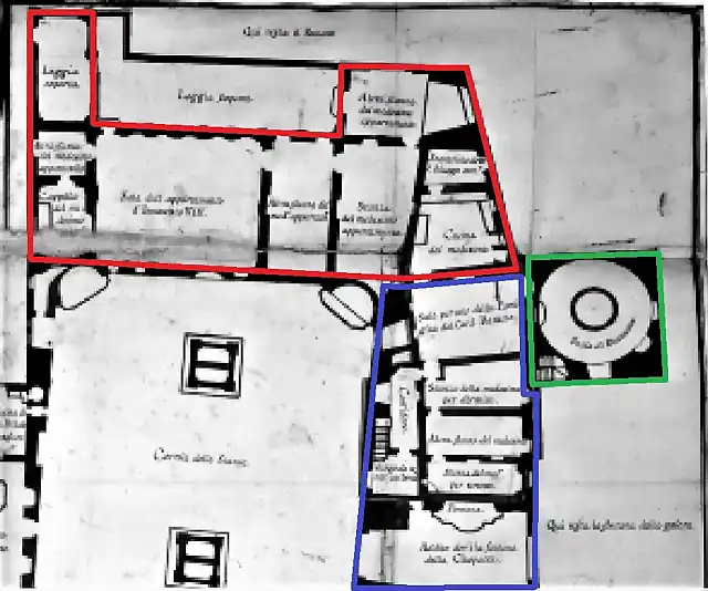 Palazzetto di Innocenzo VIII mappa meglio 2