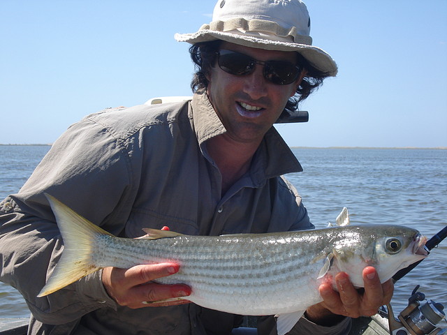 Pesca de lisas en Juan y Juan