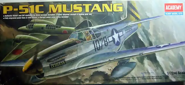 Academy - P51C - Mustang - 1-72