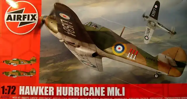 Airfix - Hawker Hurricane Mk.I PreWar - 1-72