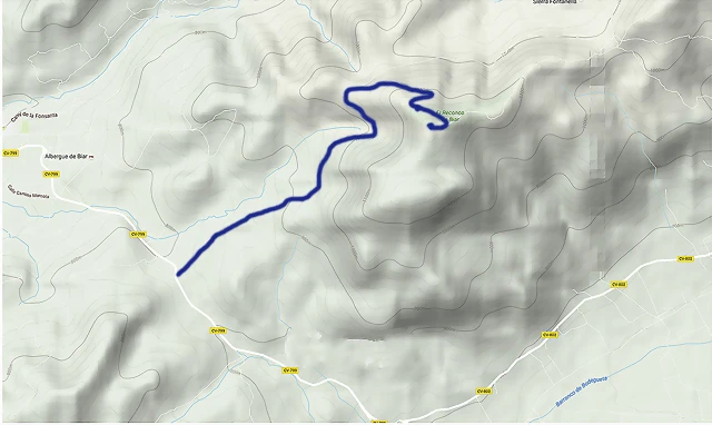 Subida monte Biar Subida monte Biar
