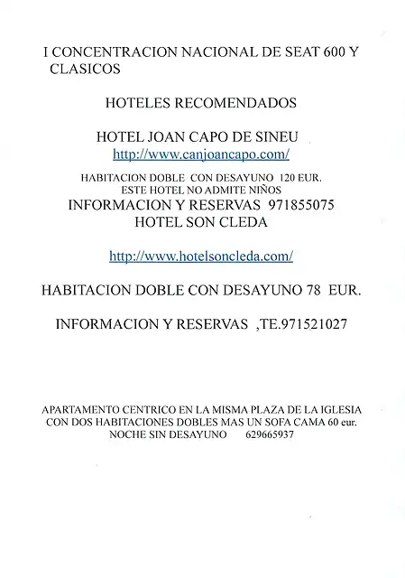 hoteles