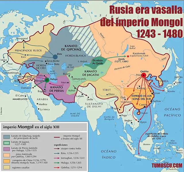 historia-de-rusia-mapa-antiguo-imperio-mongol-los-tartaros