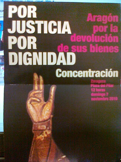 cartel reivindicativas
