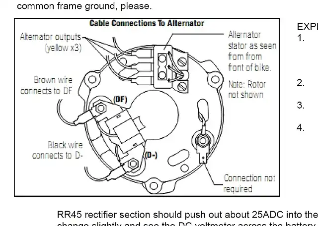 esquema alternador con R45