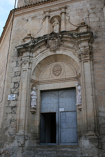 CUENCA. IGLESIA DE SAN PEDRO S.XVII.PORTADA