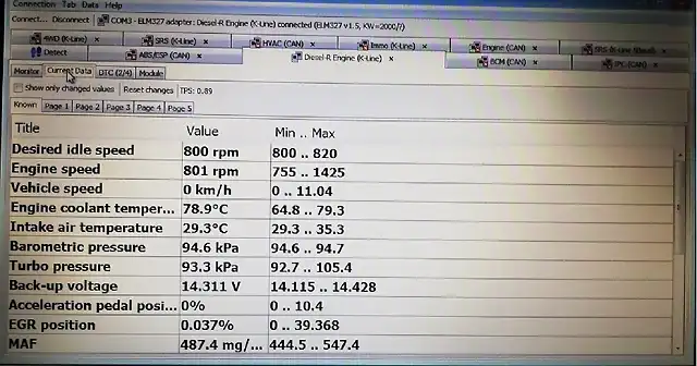 SZ Viewer_W1 Current_Data_Engine_Grand_Vitara_1.9DDiS