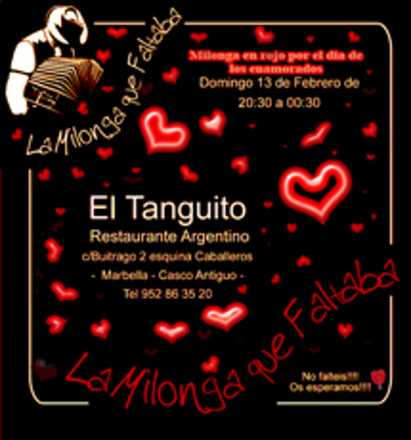 San Valentin Milonga en rojo