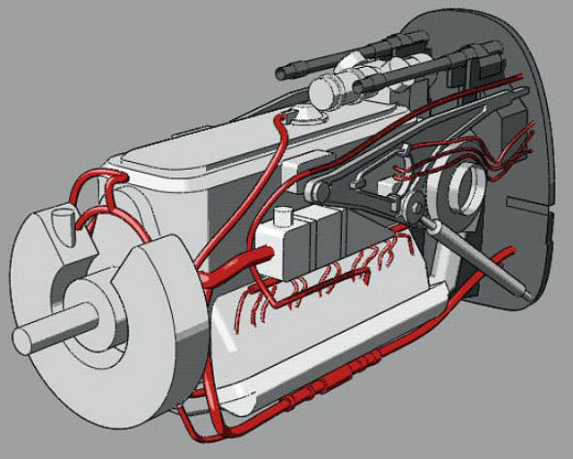 MOTOR DAIMLER BENZ 601 2