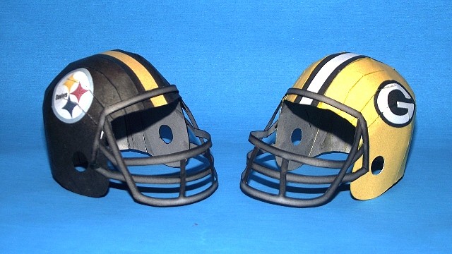 Cascos de Fotbol Americano (Papercraft)