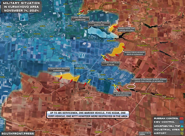 14nov2024_Ukraine_Kurakhovo_Map
