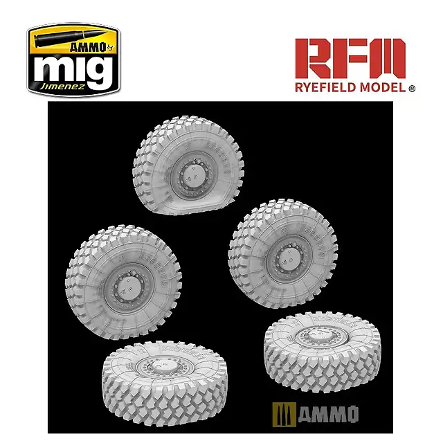 135-m-atv-160xr20-resin-wheel-set-sagged-4-pieces-flat-tire-set-1-piece