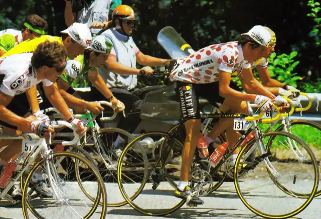 Perico-Tour1987-Alpe D'Huez-Roche-Lejarreta-Bernard-Herrera-Fignon