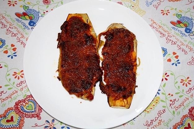 Brerenjenas con queso y tomate