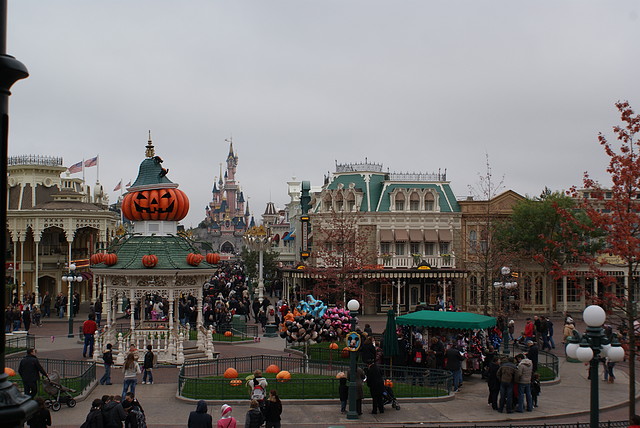Halloween. Town Square.