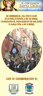 Cartel Santa Cecilia CalendarioIV Cartel Santa Cecilia CalendarioIV
